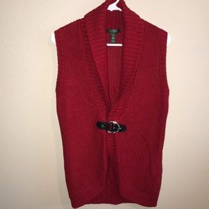 Lauren Ralph Lauren sweater sleeveless vest